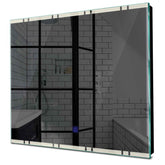 Specchio LED Quadrato | Pulsante touch | Luce bianca neutra - Reyze Serie Edge Modello 3